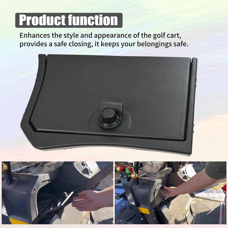 Golf Cart Glove Box Door Set Kit Compatible with Kandi