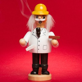 Sikora RM-C Wooden Incense Smoker, Various Designs, Size: Height approx. 13.5 cm, Colour / Model: C12 White - Bricklayer