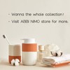 ABBI NIMO Ceramic Hand Soap Pump Foam Dispenser Terracotta, Natural