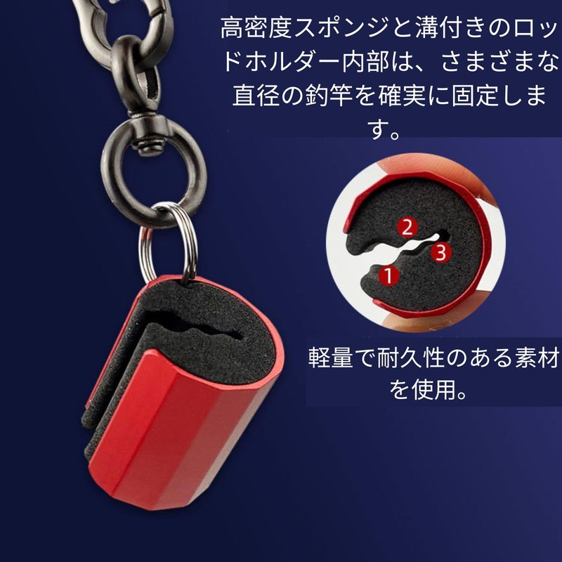 HOTQ 竿受け ピトン竿受け ロッドポスト ピトン ロッドホルスター 船竿受け 昌栄ピトン竿受け ターンロックロッドホルスター 2個セット