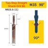 M35 HSS-CO Cobalt Two Stage Step Drill Bit Screw Counterbore