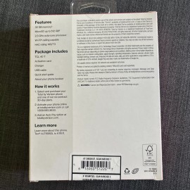TCL 40 T, Total By Verizon 32GB, 6.75 in New Unopened Black