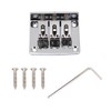 Electric Guitar Bridge, Zinc Alloy 3 String Fixed Hardtail Guitar
