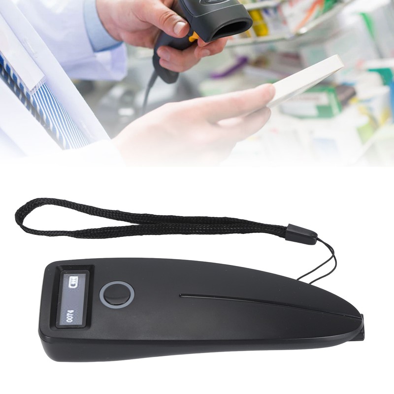 Bluetooth 2D 1D Barcode Scanner Portable Wireless Mini Barcode Reader