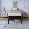 SHOANED Twin Metal Bed Frame - 14 Inch Tall Heavy