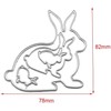 Rabbit Die Cuts Stencil, Metal Template Moulds Cutting Dies Cut