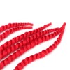 27.6in Motorcycle Helmet Hair Ponytail Braids Detachable Pigtails with Suction