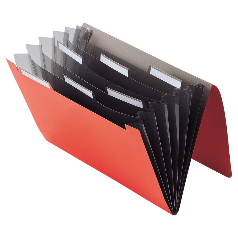 Lihit Lab A7589-16 Carrying Document Smart Fit A4 6 Pockets,