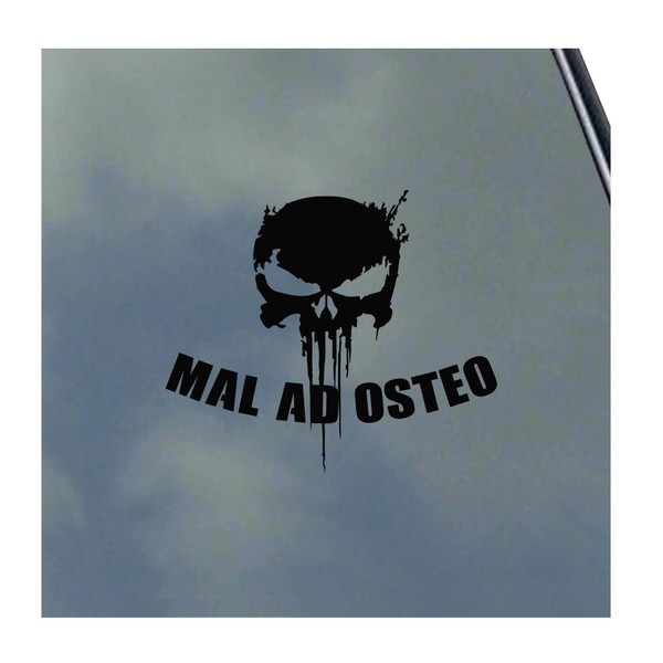 Mal Ad Osteo Skull Vinyl Sticker Decal USA Navy Devgru