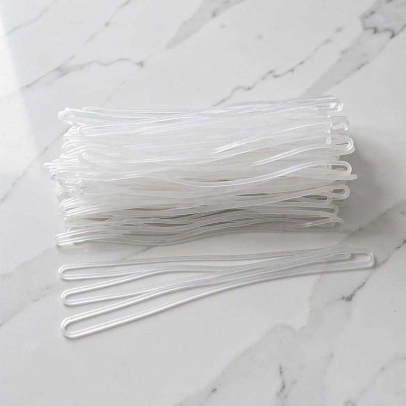 Etiquetas de Equipaje de Pvc Transparente, Presillas