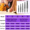 HaoTrade 10 Pieces Broken Screw Extractor Drill Bits, Damaged Screw