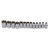 1/4" Drive Shallow Metric MM Sockets 6 Sided Single Hex