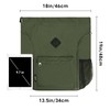WANDF Drawstring Backpack Sports Gym Bag with Shoes Compartment, Water-Resistant