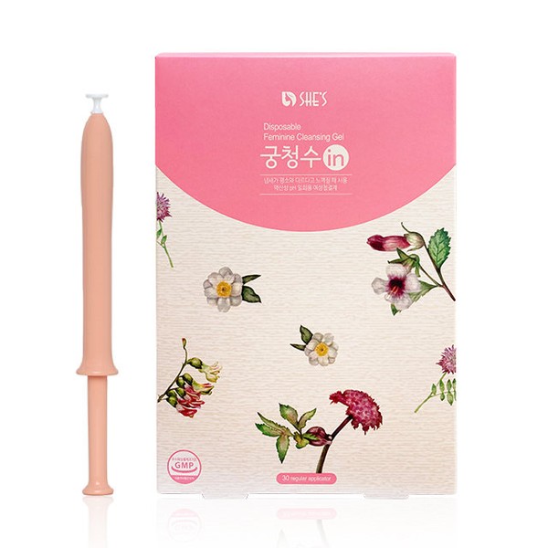 Gungcheongsooin 30 pieces, herbal feminine cleanser inner gel, slightly acidic feminine cleanser, Gungcheongsooin 1.7gx30 pieces