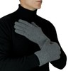 Pure Cashmere Men’s Gloves, Grey