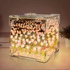 Diy Cubo de Rubik L?mpara Noche de Tulipanes,12x12cm L?mpara