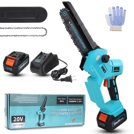 8 Inch Mini Chainsaw Cordless 20V Portable Electric Chainsaws