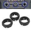 Air Conditioning Knob Cover, 3pcs Air Conditioning Switch Knob Ring