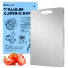 100% Pure Titanium Cutting Board - Cutting Boards for Kitchen,