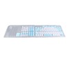 129 Keys Keycaps for XDA Height Accurate Keystrokes Blue White