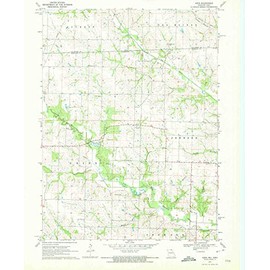 YellowMaps Azen MO topo map, 1:24000 Scale, 7.5 X 7.5 Minute, Historical, 1970, Updated 1972, 26.8 x 22 in - Paper