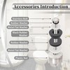 Universal Toilet Seat Hinge Bolts Kit, Heavy Duty Toilet Bolts,