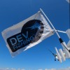 Dev Fishing 43" Removable Boat T-Top Rod Holder Flag Pole