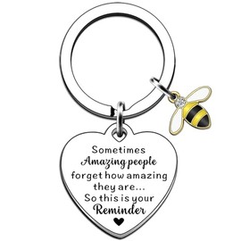 JMIMO Thank You Gifts for Women Leaving Gifts for Colleagues Women Teacher Friend Mentor Coworker New Job Gifts Keyring