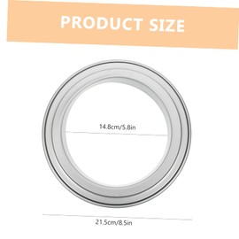 ULTECHNOVO Pizza Saucing Ring Aluminum Alloy Baking Tool for Pizzas Cakes Scones Convenient Kitchen Accessory for Easy Cleaning and Use