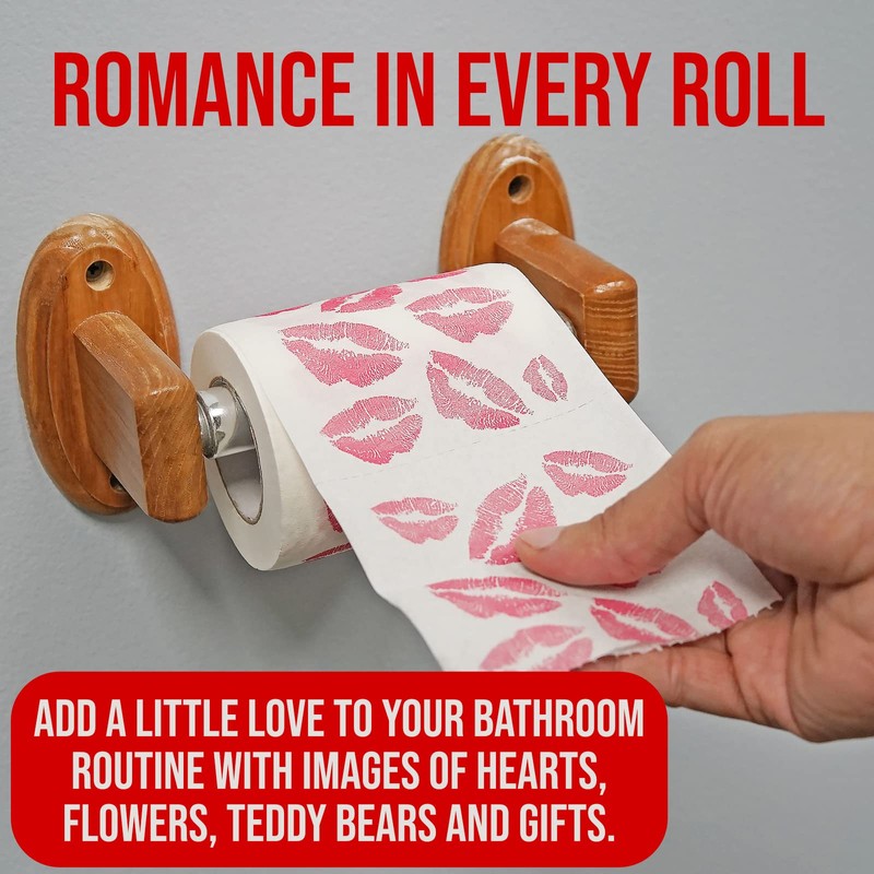 Fairly Odd Novelties Kisses Lips Novelty Toilet Paper