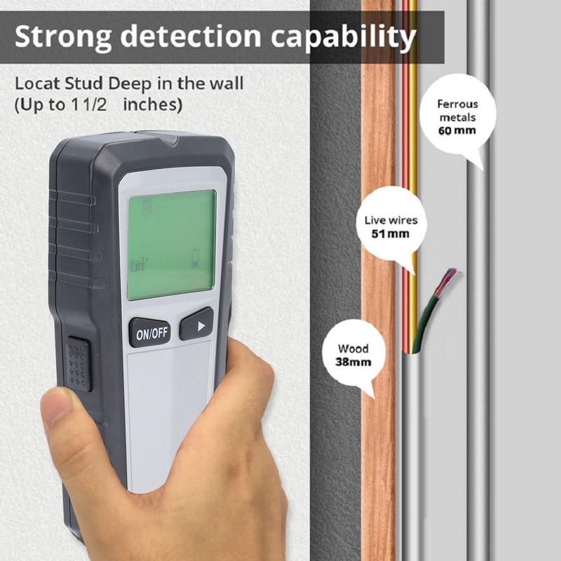 5 in 1 Stud Finder Tool Multifunctional Handheld HD LCD
