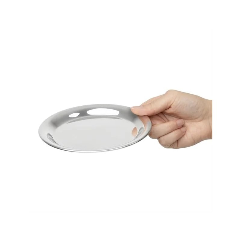 Olympia Round Tip Tray Stainless Steel, 150 mm
