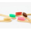 Paquete 200 Cepillo Dientes Bambú Biodegradable Suave
