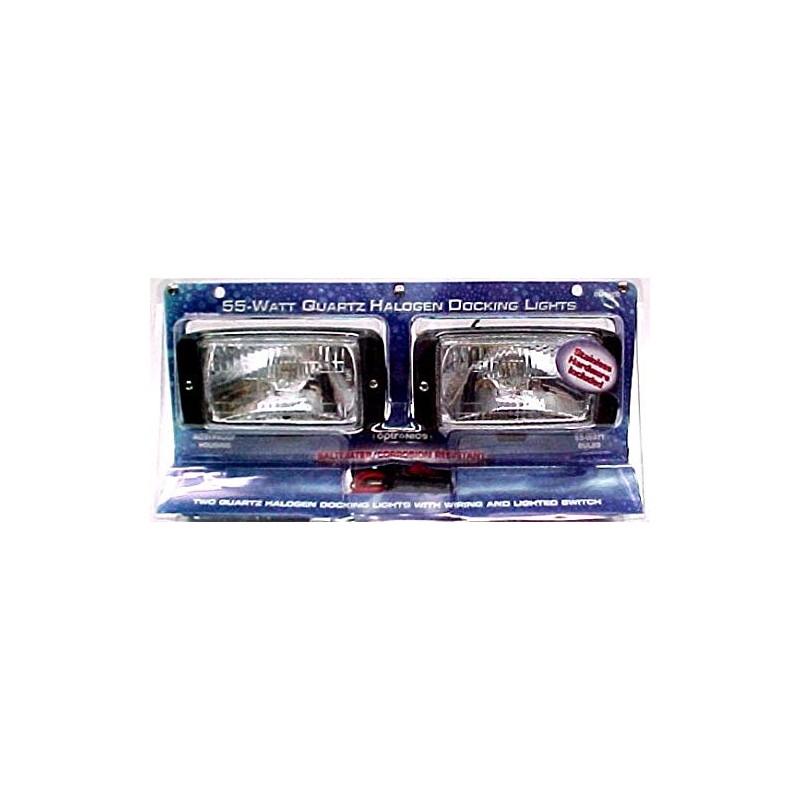 Optronics DL16CC 35W Black Housing Docking Light Kit