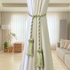 Fenghuangwu Curtain Tiebacks Handmade Decorative Curtain Holdbacks Rope with Tassel