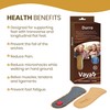 Vaya Durro Orthopaedic Flat Foot Insoles with Heel Pad for