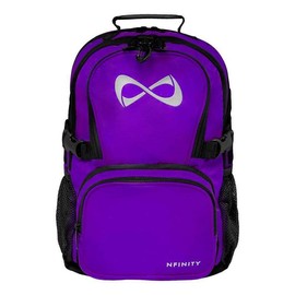 PETITE CLASSIC CHEER BACKPACK - BAG COLOR: PURPLE, LOGO COLOR: WHITE