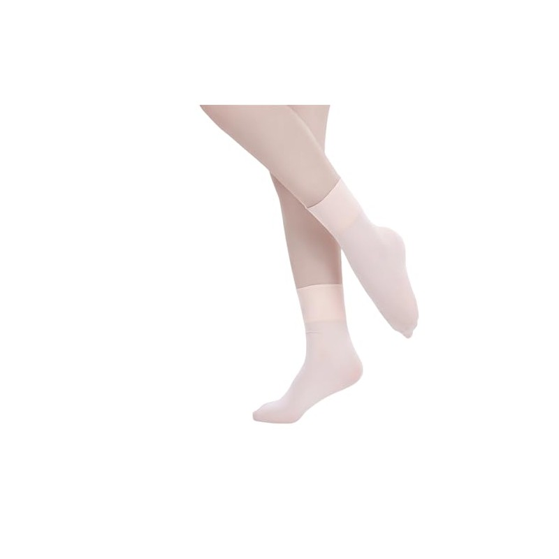 MIXLAC Calze da balletto rosa senza cuciture per ragazze, confezione