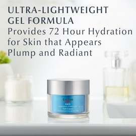 Eucerin Immersive Hydration Gel Cream with Hyaluronic Acid, Ultra-Lightweight Face Moisturizer Smooths Fine Lines and Wrinkles, 1.7 Oz Jar