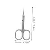 Beavorty Stainless Steel Cuticle Cutter: Sharp Tip Dead Skin Remover