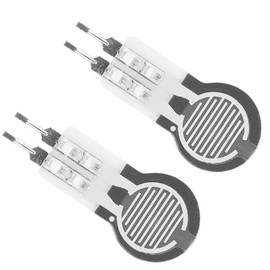 Flexible Thin Film Pressure Sensor, 2pcs Force Sensitive Resistor, 20g to 2kg, Speed, for Bed Monitoring, Sleep Monitoring, Smart Shoes, Smart Switches, Counters
