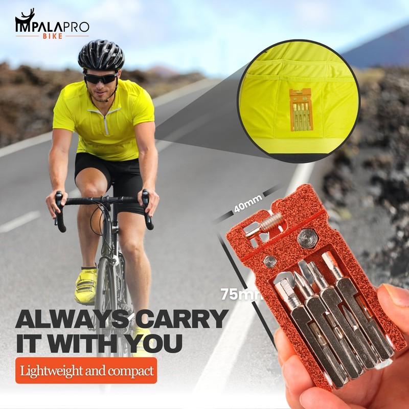 IMPALAPRO Bike Tool Kit Set 20 in 1 Compact and