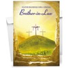 Brother in Law Religious Easter Card - Christian Easter Card