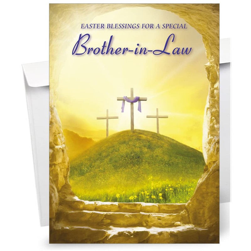 Brother in Law Religious Easter Card - Christian Easter Card