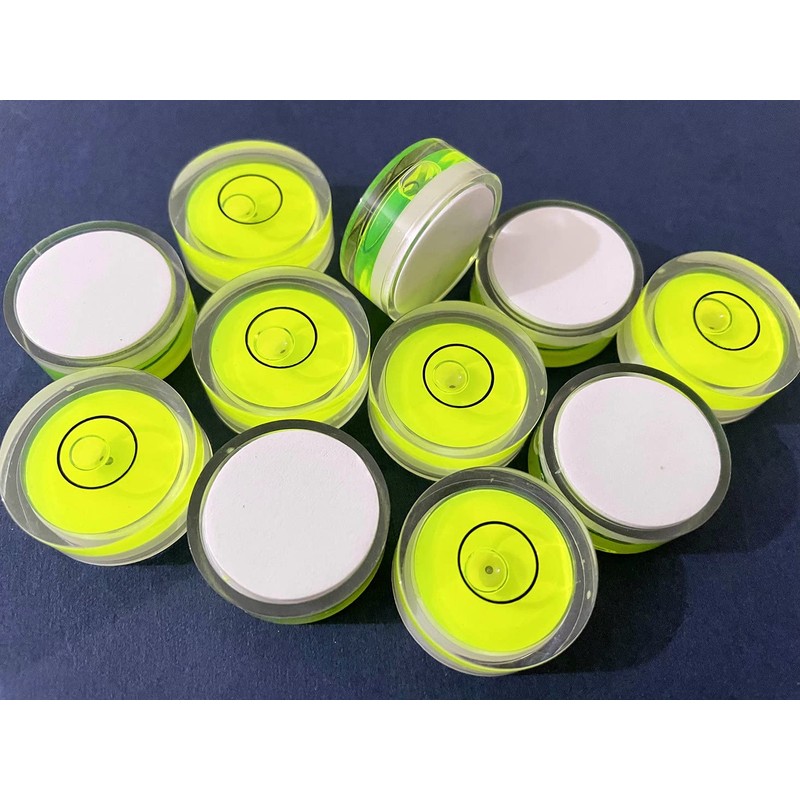 5Pcs Small Circular Double Sided Adhesive Bubble Spirit Levels for