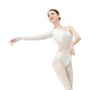 Flexdans Women's Ballet Leotard Single Shoulder Long Sleeve Ballet Dance