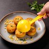 2Pcs Yellow Rice Paddle Scoop Mold for Rice Ball Making,Non-Stick