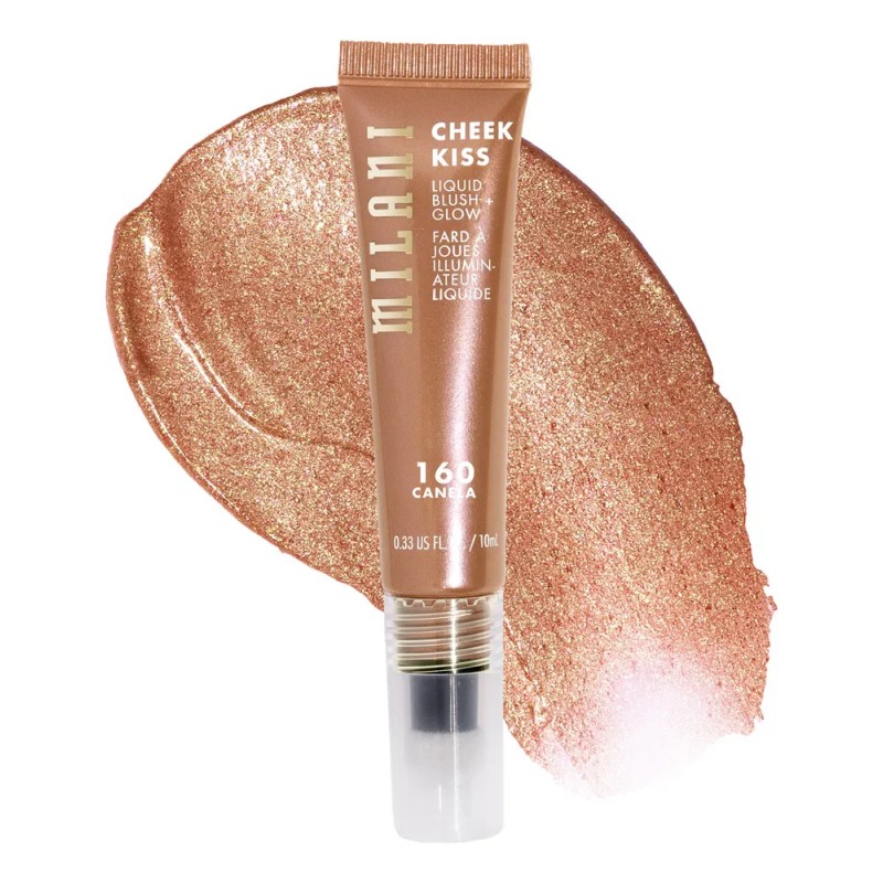 Rubor Líquido Milani Cheek Kiss Blush And Glow Tono Canela