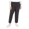 Bar III Womens Plus Office Business Ankle Pants Black 20W