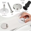 2pcs Quick Release Toilet Seat Fixings for Top Pin Type